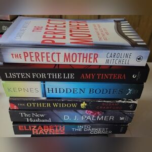 Stack of Mystery and Thriller Books